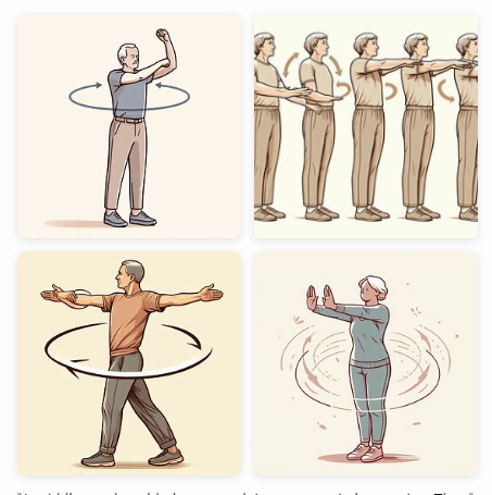 팔 벌려 돌리기 운동