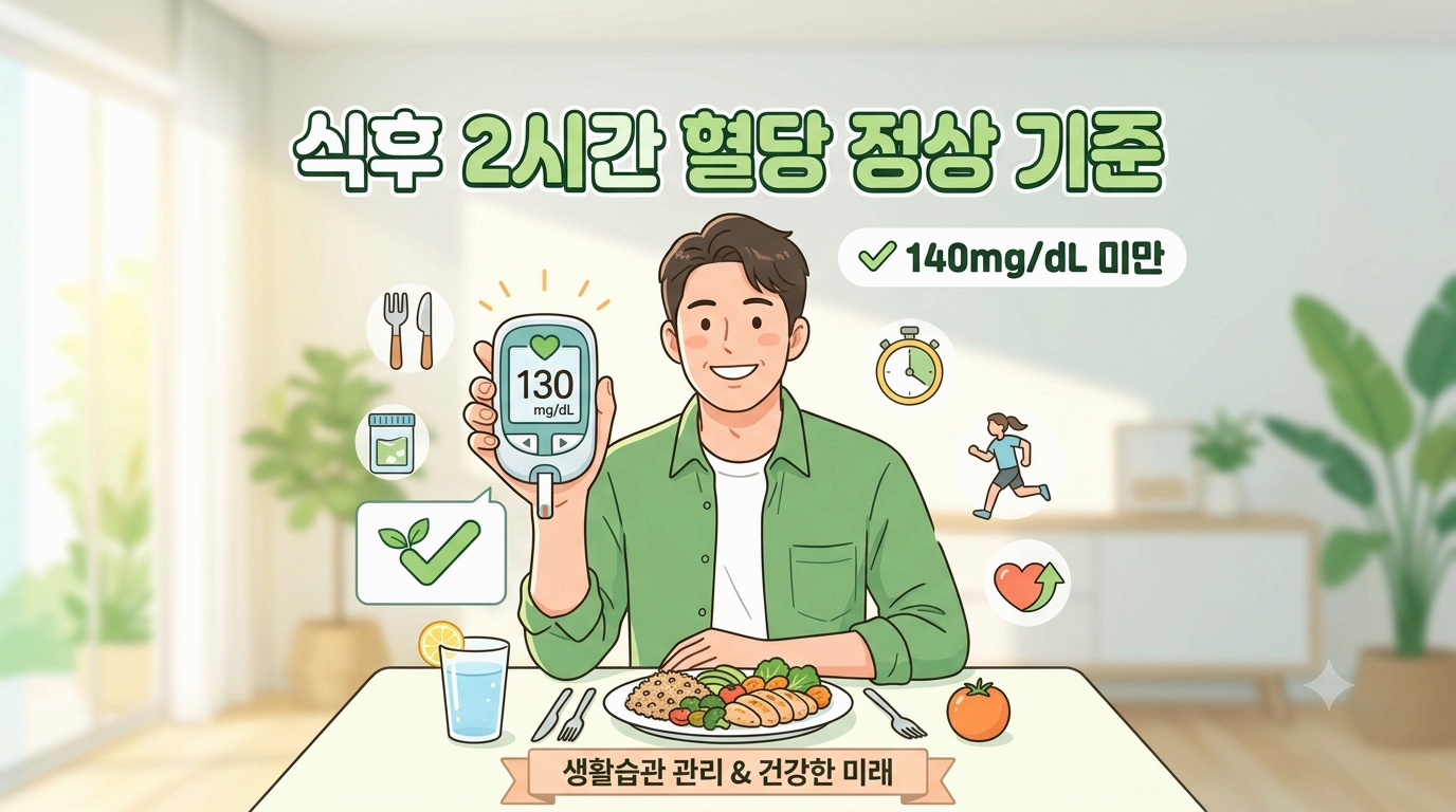 식후2시간 정상 혈당