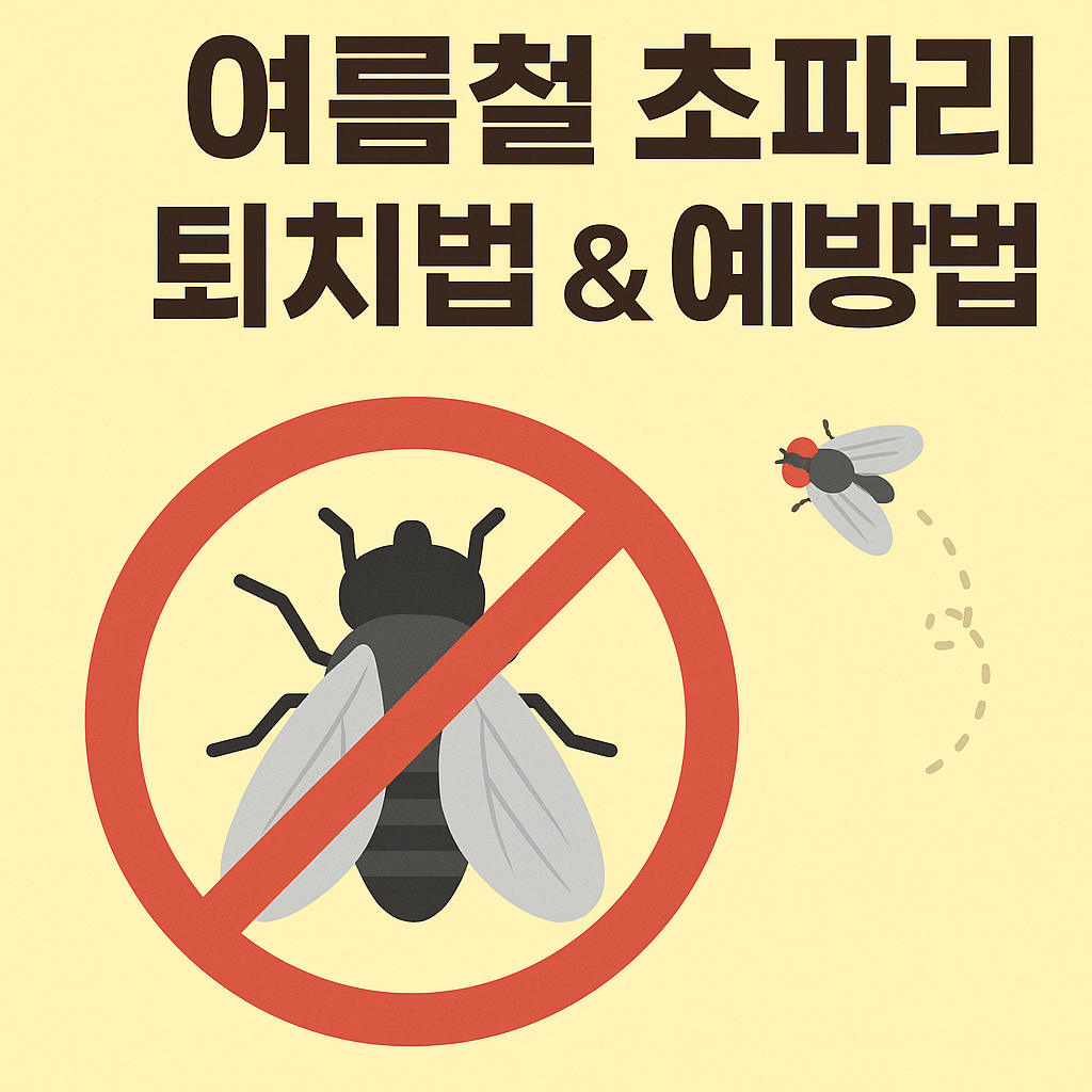여름철 초파리 퇴치법 &amp; 예방법