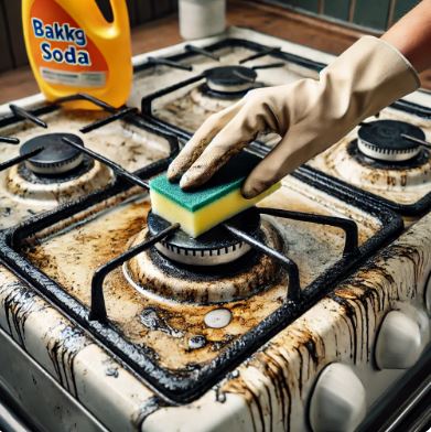 가스레인지 기름때 청소