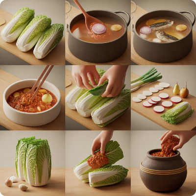 김장김치 맛있게 담는 법 이미지