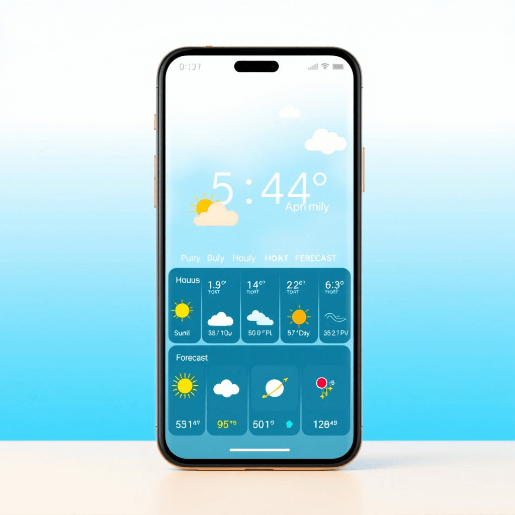 날씨 앱 설정하는 법