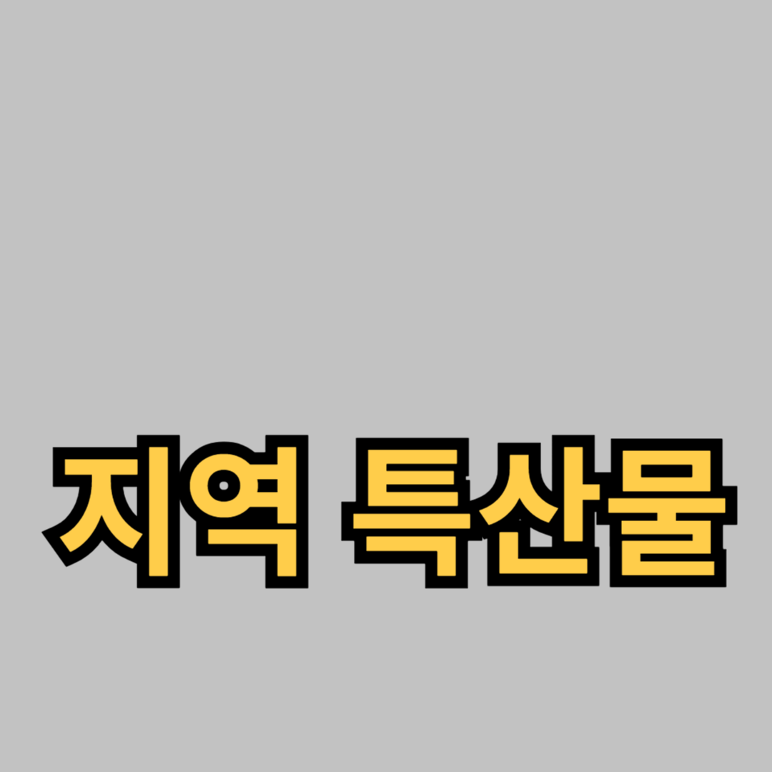 전국 지역 특산물 소개: 꼭 먹어봐야 할 맛
