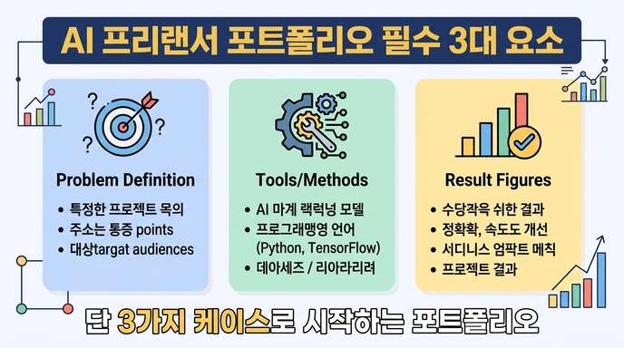 AI 프리랜서 포트폴리오 구성 요소