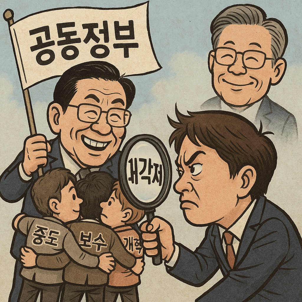 공동정부는 내각제가 아니다.