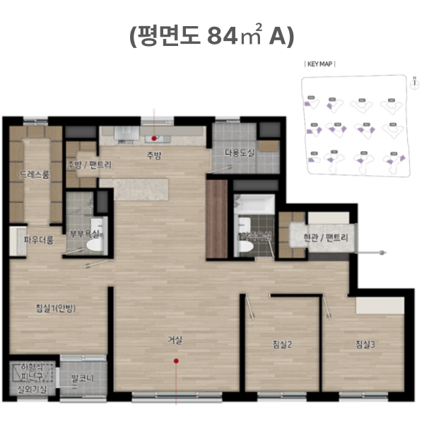 힐스테이트 회룡역파크뷰 평면도