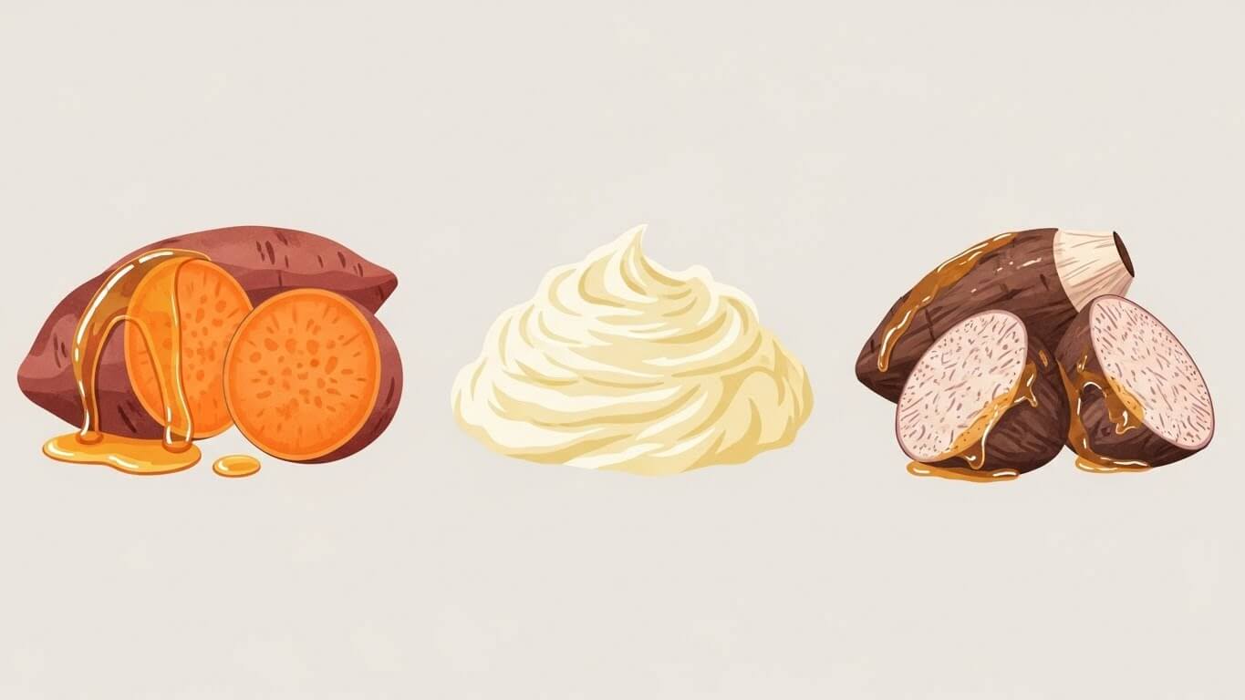 맛의 특징 &ndash; 단맛, 담백함, 쫀득함의 차이