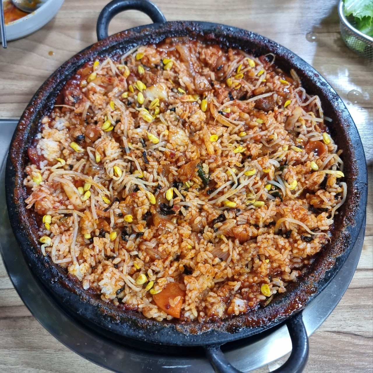 거제 고현 대명식당 돼지껍데기두르치기 볶음밥