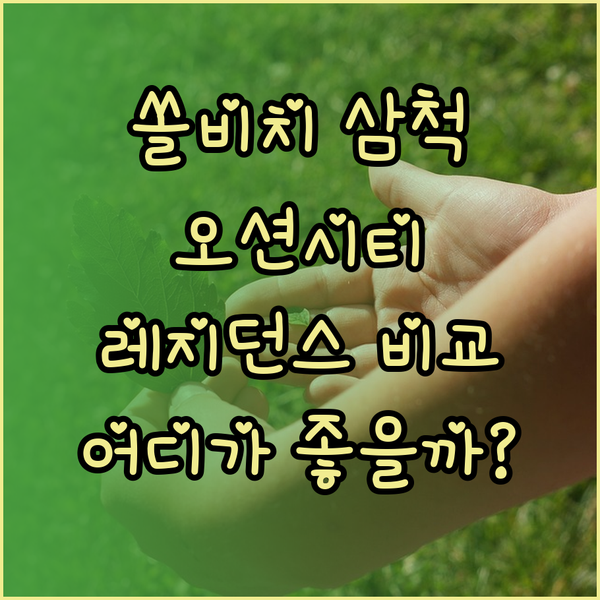 쏠비치 삼척 오션시티 레지던스 동해보