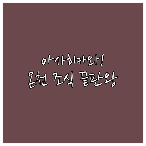 아사히카와 호텔 추천 TOP 4 위치..