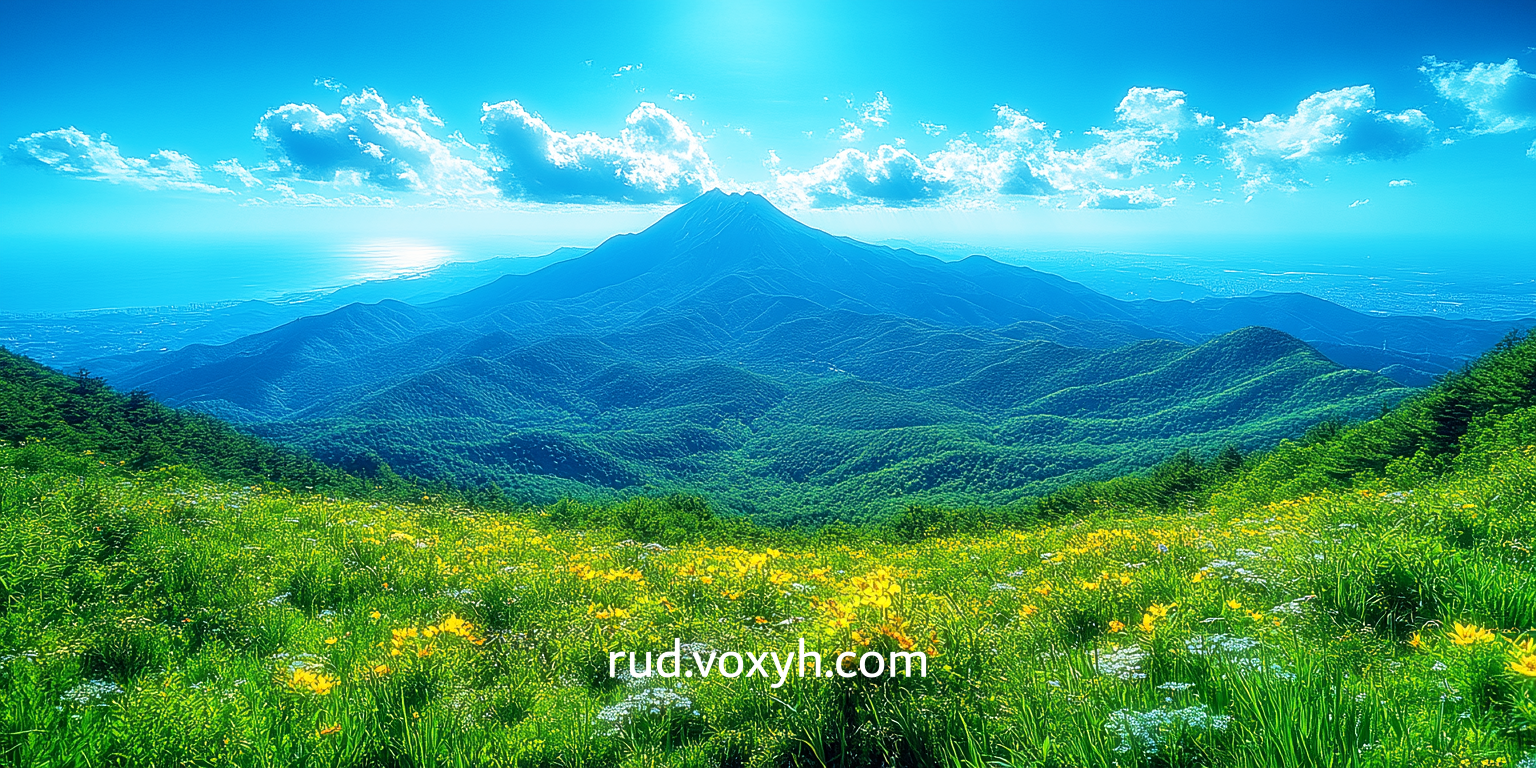 마니산의 사계절