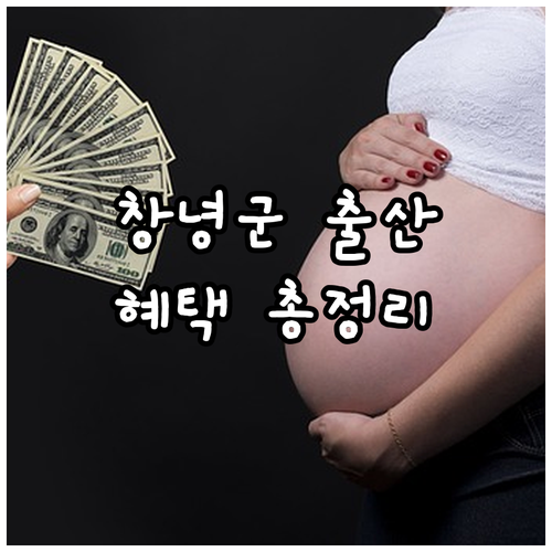2025 창녕군 출산 지원금, 산모 ..