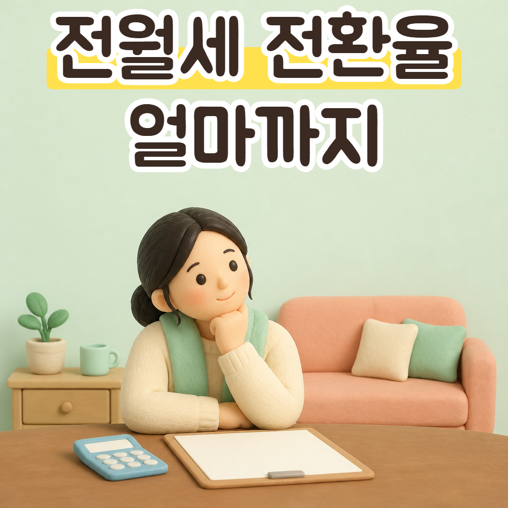 거실 탁자에서 계산기와 임대차 계약서를 놓고 생각에 잠긴 성글이