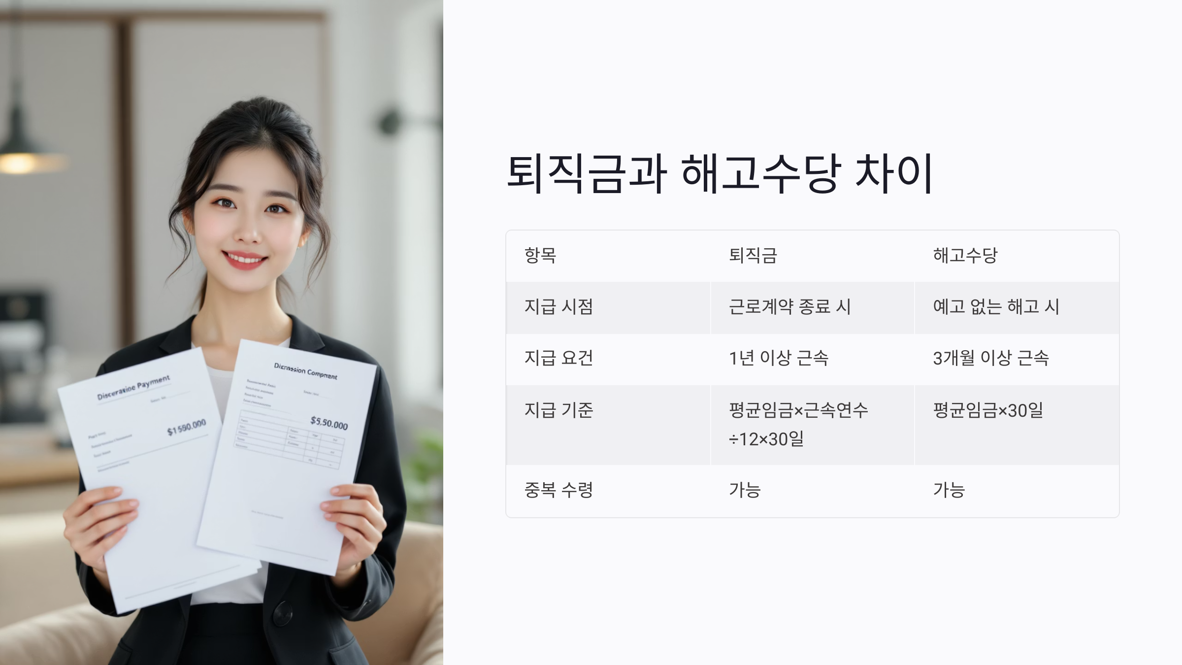 해고수당 지급 대상과 조건 총정리