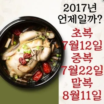 2025년 초복 중복 말복 날짜별 건강 관리법 및 보양식 정리_19