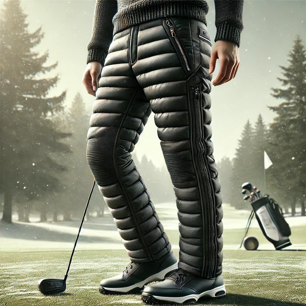 남성골프패딩바지