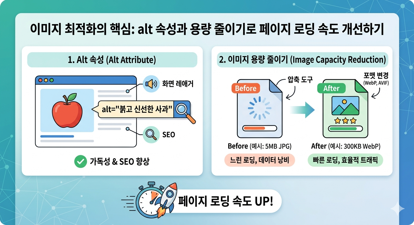 이미지 최적화의 핵심