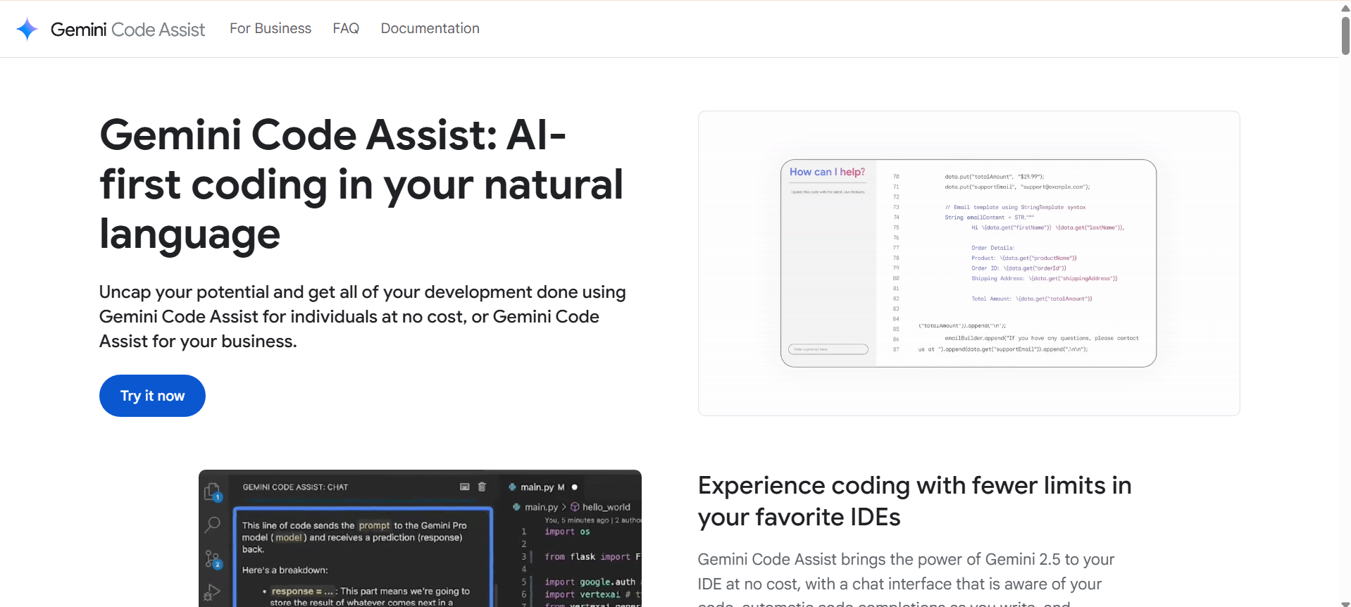 방법 3. Gemini Code Assist - 구글이 만든 AI 도구
