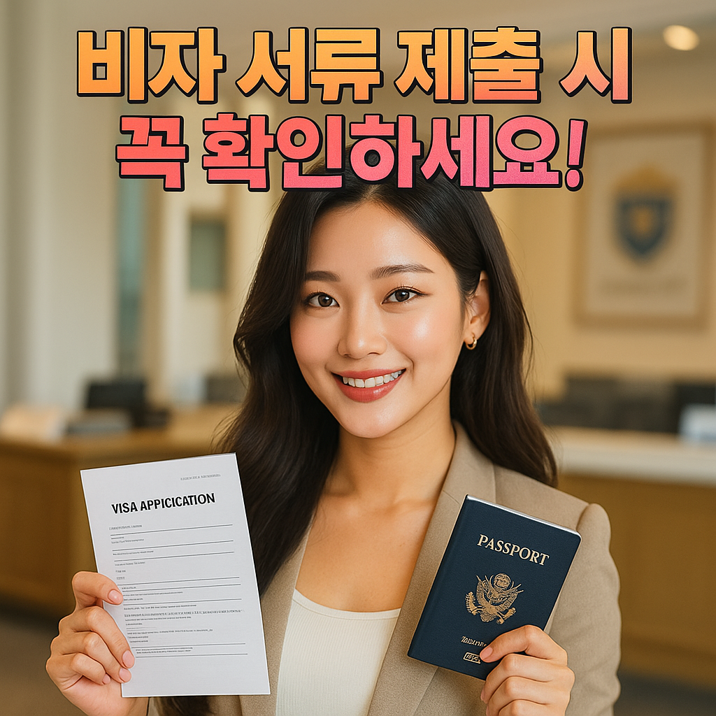해외 비자 서류 제출 전 꼭! 확인해야 할 꿀팁 총정리