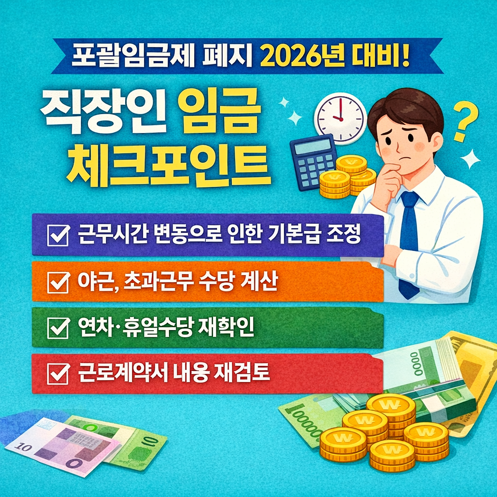 포괄임금제 폐지 2026년