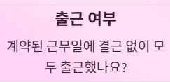 주휴수당 지급조건과 계산법 - 출근 여부