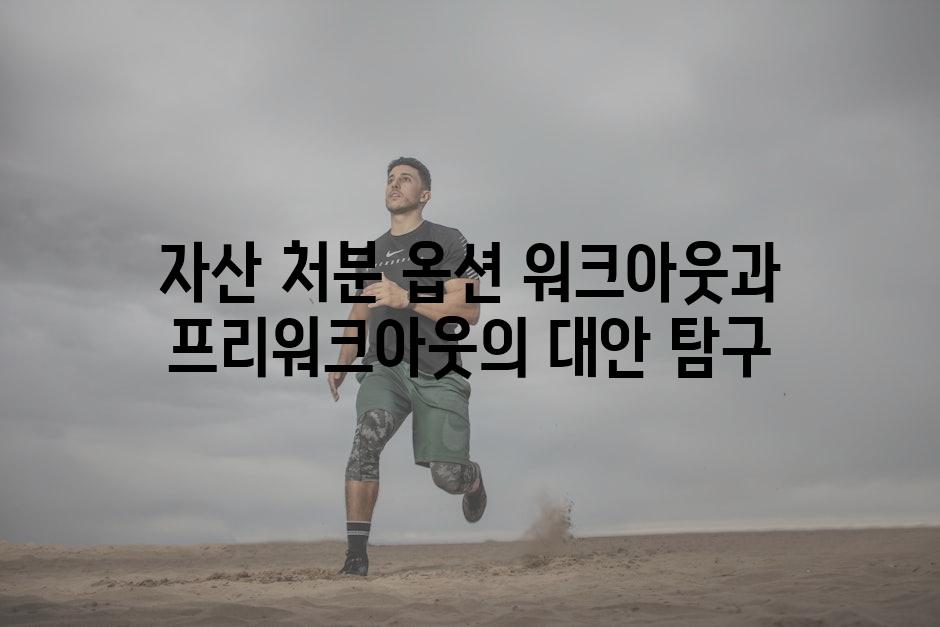 자산 처분 옵션 워크아웃과 프리워크아웃의 대안 탐구