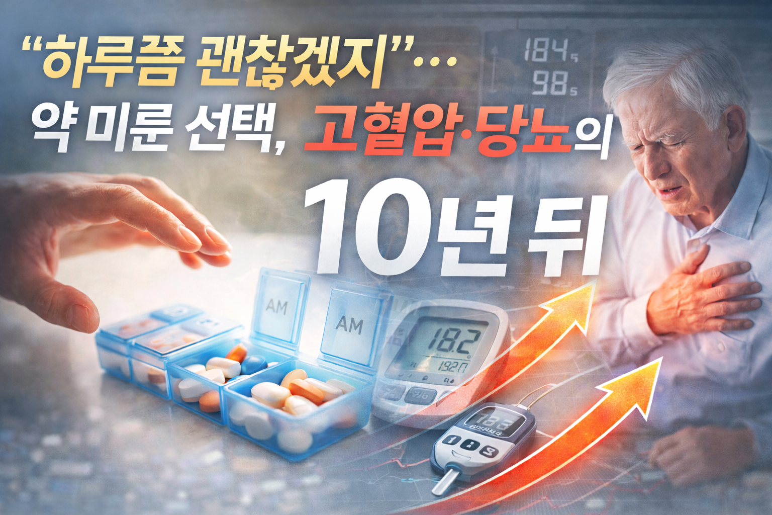 약 복용을 미루는 습관이 만성질환을 악화시키는 이유와 치료 시점의 중요성