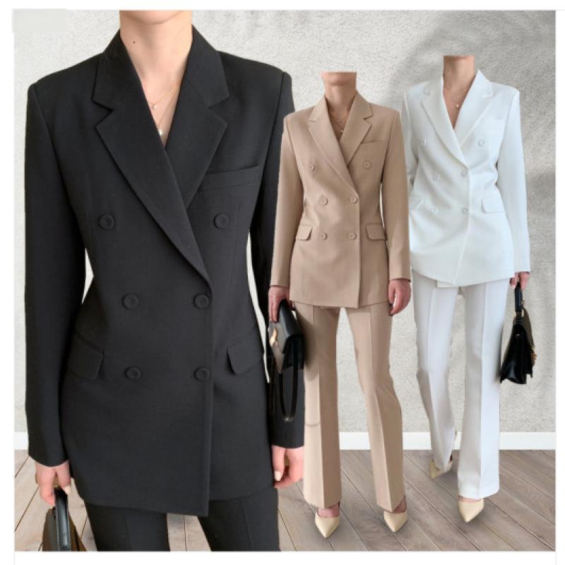 (F/L/XL) 봄 여성정장세트 여자수트셋트 면접정장 웨딩수트 -젠더블SU