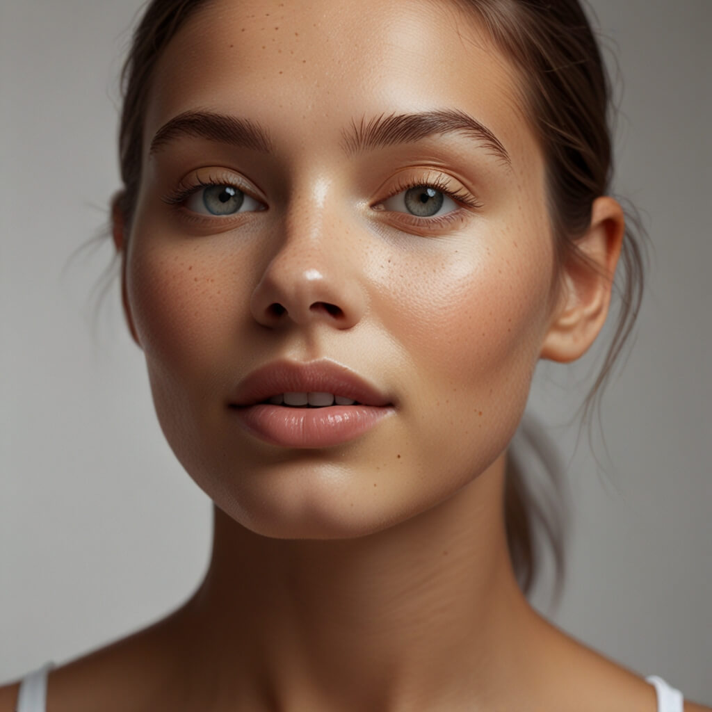 광채-피부를-가진-여성