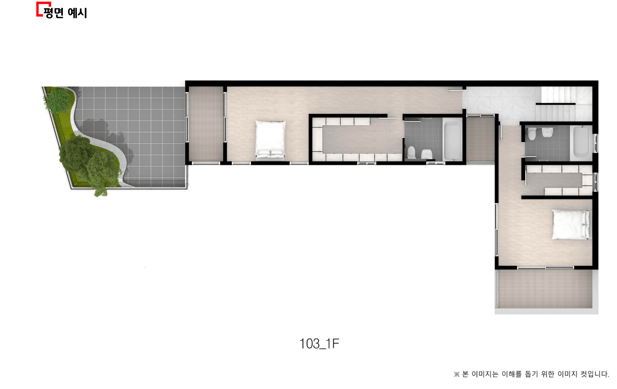 분당 아델라모스 평면 예시