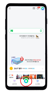 네이버하단동그라미표시