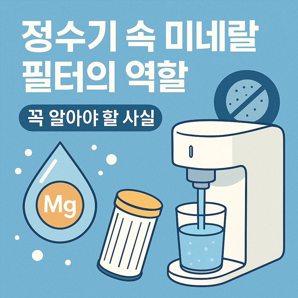 정수기 미네랄과 필터