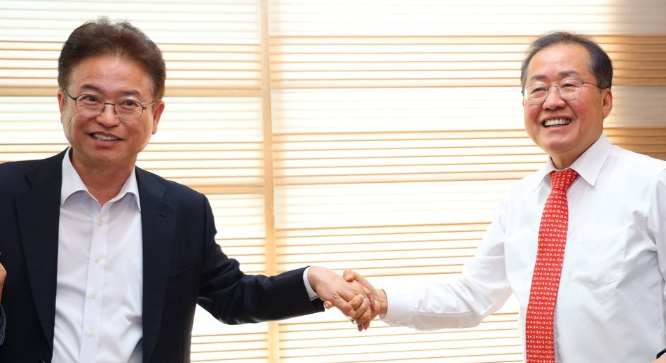 홍준표 이철우 대구경북 통합