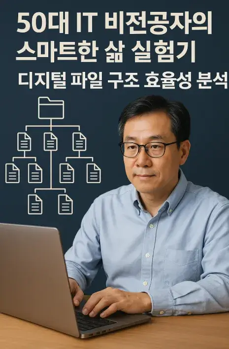 50대 IT 비전공자의 스마트한 삶 실험기: 디지털 파일 구조 효율성 분석