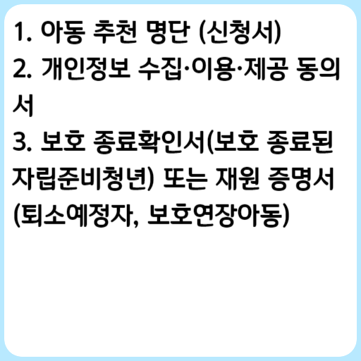 2023 자립준비청년 건설임대주택 주거지원