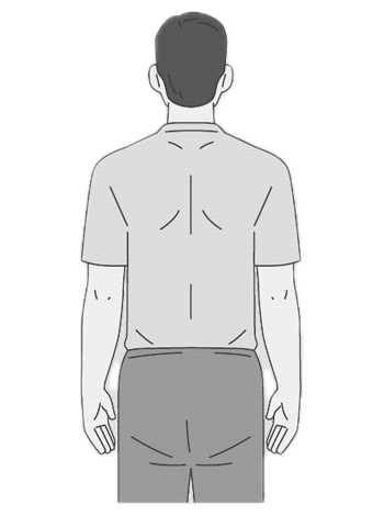 굽은 등 스트레칭 1