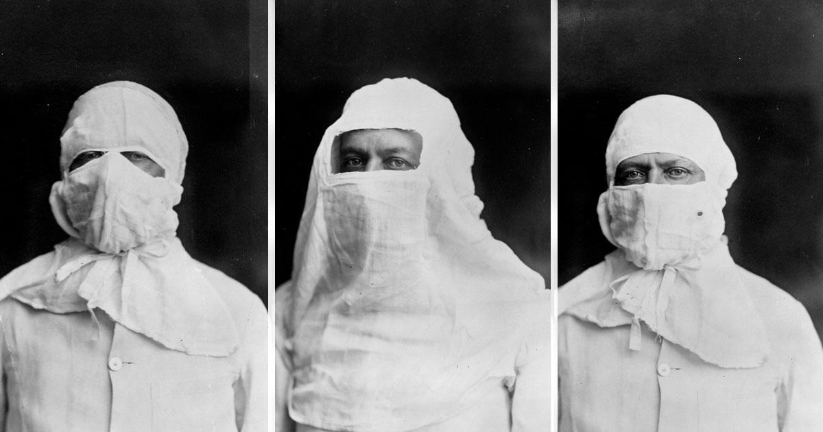 스페인독감 간호사복