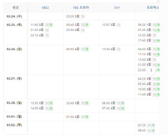 안녕 나야 3회 재방송 다시보기 편성표 방송시간 KBS2 드라마 회차정보 방송시간 날짜