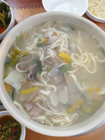 바지락칼국수