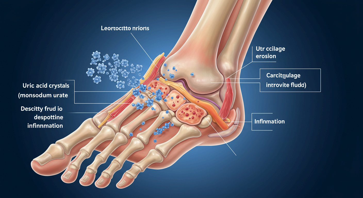 통풍 증상&amp;#44; 통풍에 해로운 음식&amp;#44; 통풍약 부작용 (+요산 정상수치)