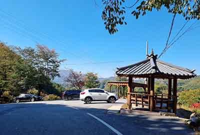 축령산 주차장