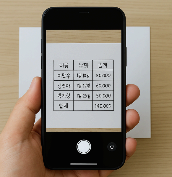 핸드폰으로 사진찍기