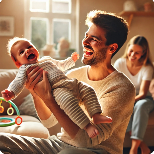 육아 휴직을 표현한 이미지