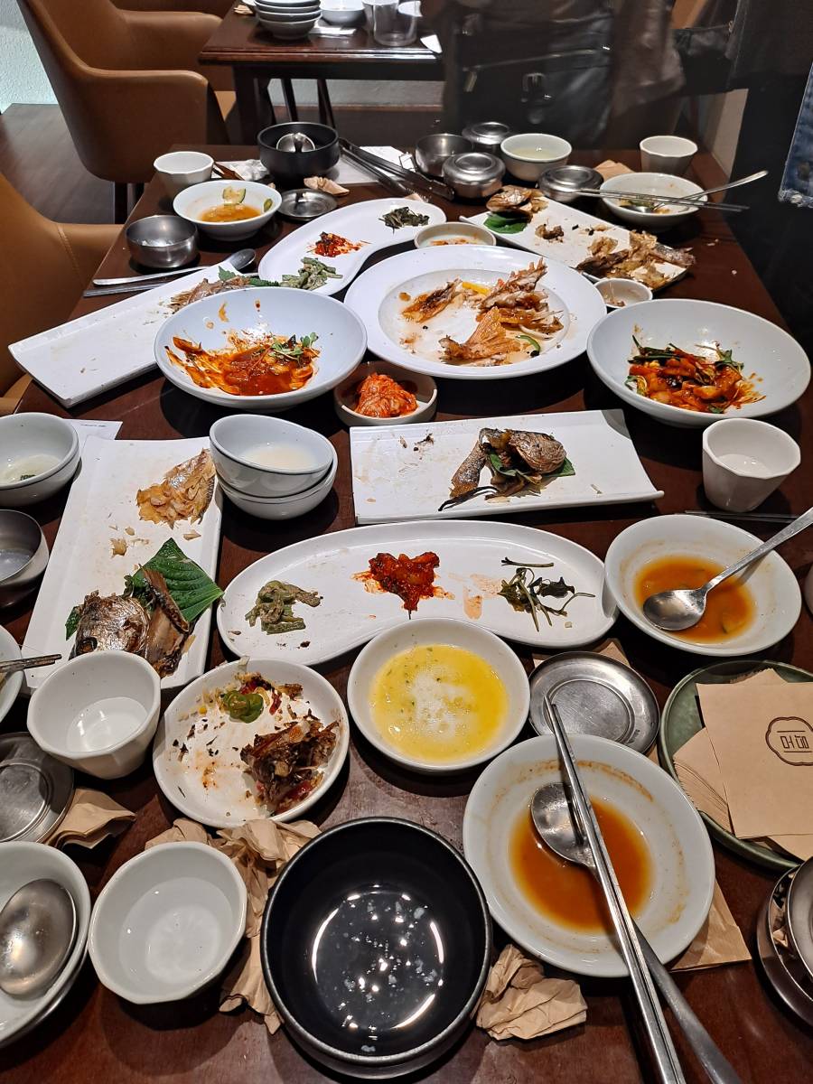 모담 한정식 한상 클리어