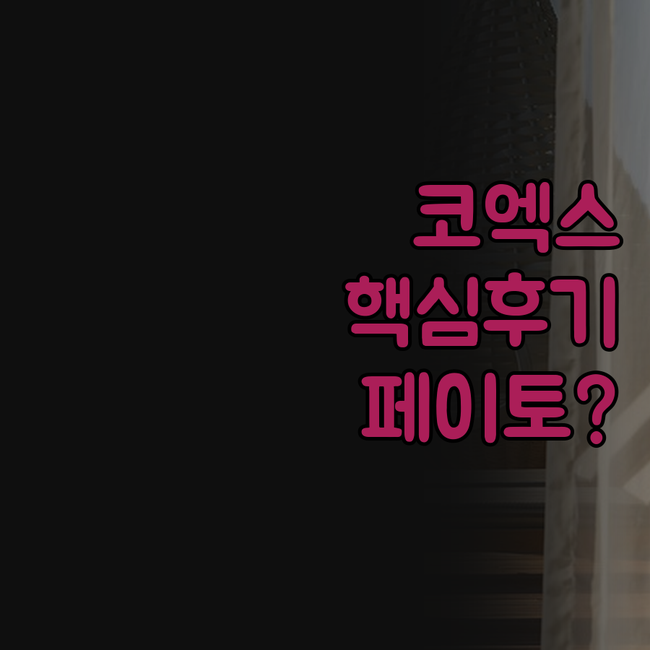 코엑스 전시회 출장 호텔 페이토 신라..