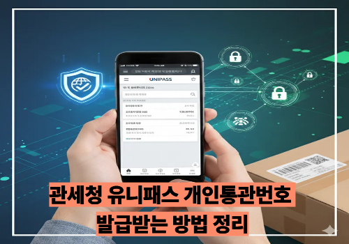 관세청 유니패스 개인통관번호 발급받는 방법 정리
