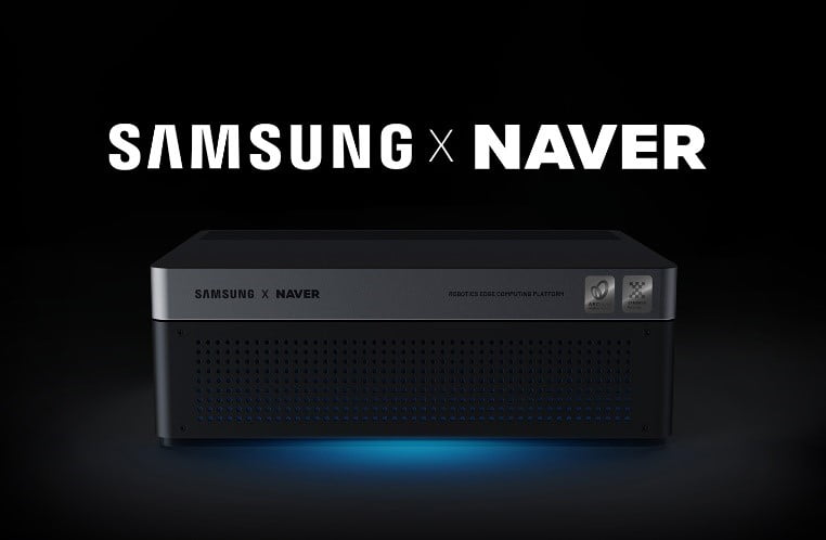 삼성전자 LSI사업부와 네이버가 공동 개발한 로봇 엣지 컴퓨팅 플랫폼.