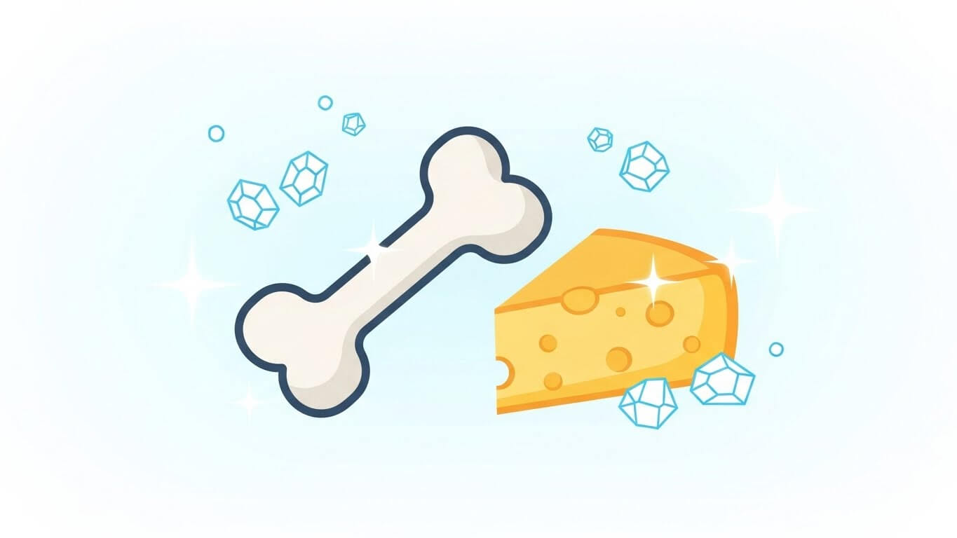 칼슘: 뼈 건강과 세포 기능에 핵심 미네랄