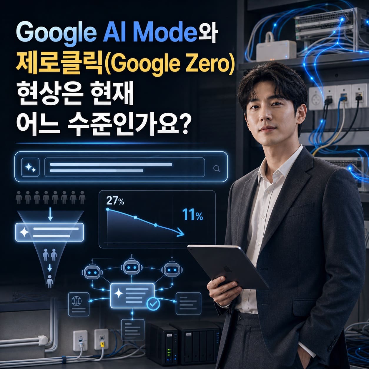 Google AI Mode와 제로클릭(Google Zero) 현상은 현재 어느 수준인가요?