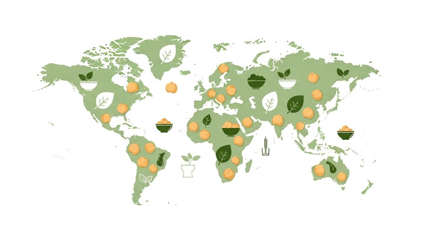 글로벌 채식 트렌드! 세계 병아리콩 요리